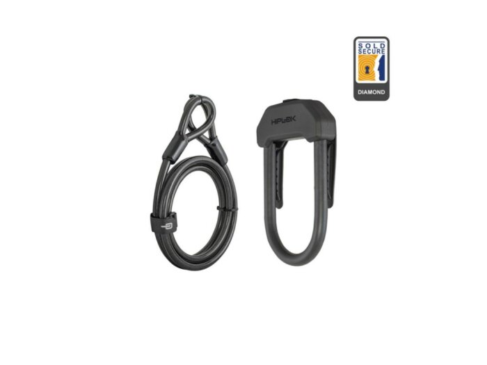 Hiplok DX-Plus D-Lock with 2m Cable