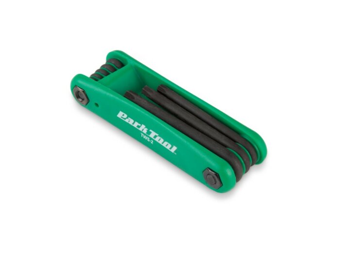 Park Tool TWS-2 Fold-up Torx Wrench Set 6 Park Tool TWS-2 Fold-up Torx Wrench Set
