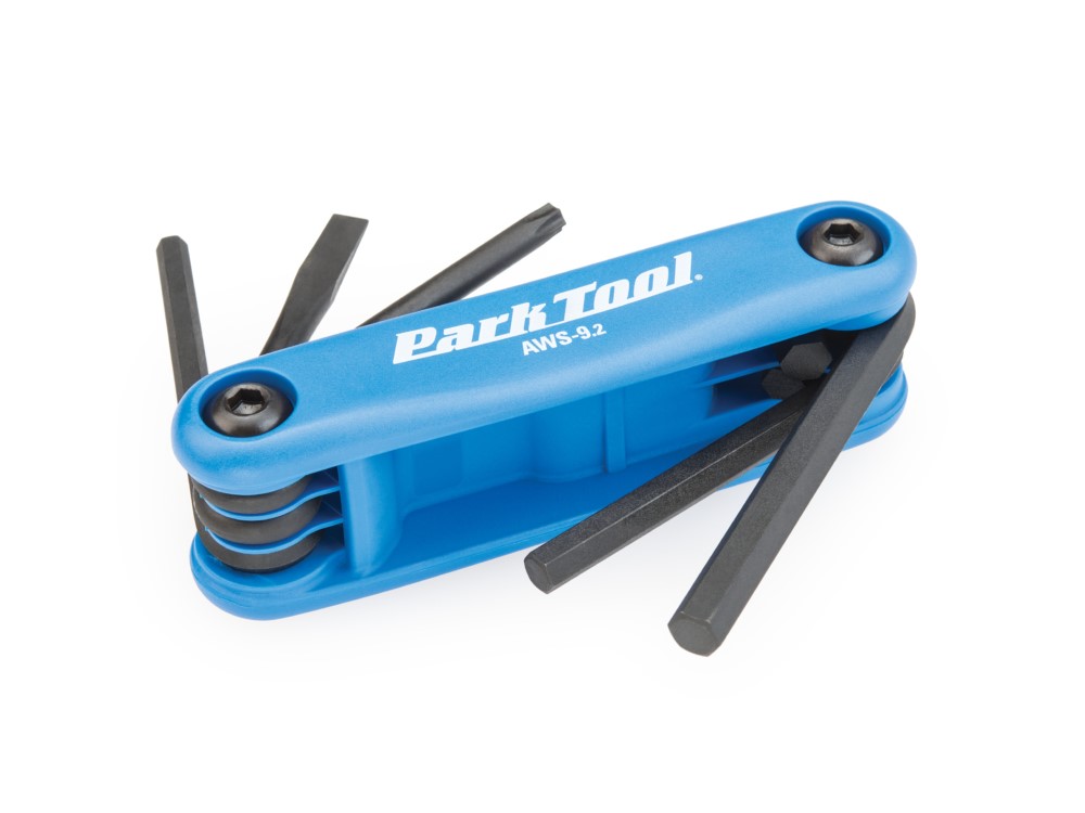 Park Tool AWS-9.2 Fold-up Hex Wrench and Screwdriver Set: T25 Torx®, 4mm, 5mm, 6mm 3 Park Tool AWS-9.2 Fold-up Hex Wrench and Screwdriver Set: T25 Torx®, 4mm, 5mm, 6mm - Image 3