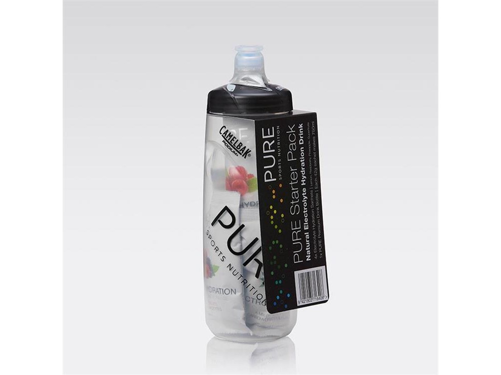 Pure Sports Nutrition - PURE - HYDRATION PREMIUM STARTER KIT 710ML (inc 4 x 42g single serve sachets) 2 Pure Sports Nutrition - PURE - HYDRATION PREMIUM STARTER KIT 710ML (inc 4 x 42g single serve sachets) - Image 2