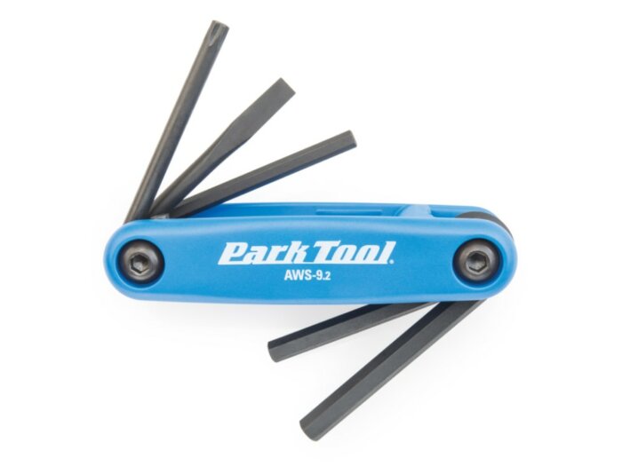 Park Tool AWS-9.2 Fold-up Hex Wrench and Screwdriver Set: T25 Torx®, 4mm, 5mm, 6mm 5 Park Tool AWS-9.2 Fold-up Hex Wrench and Screwdriver Set: T25 Torx®, 4mm, 5mm, 6mm