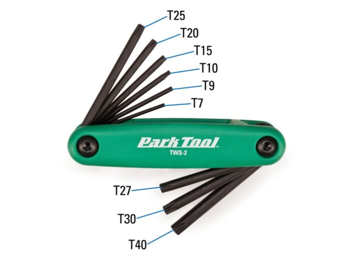 Park Tool Fold-Up TORX Compatible Wrench Set