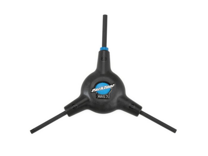 Park Tool AWS-7 Hex/Torx Compatible Three-Way Wrench: 4mm, 5mm, T25 3 Park Tool AWS-7 Hex/Torx Compatible Three-Way Wrench: 4mm, 5mm, T25