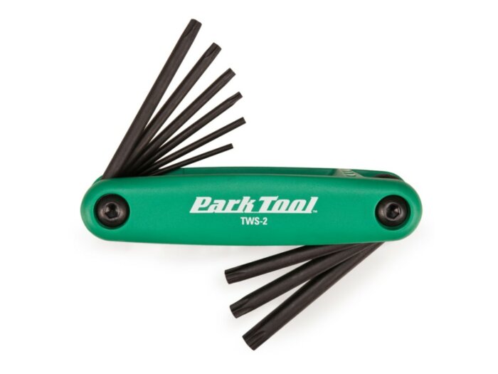 Park Tool TWS-2 Fold-up Torx Wrench Set 4 Park Tool TWS-2 Fold-up Torx Wrench Set