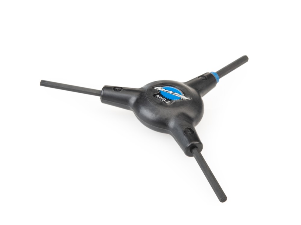Park Tool AWS-7 Hex/Torx Compatible Three-Way Wrench: 4mm, 5mm, T25 2 Park Tool AWS-7 Hex/Torx Compatible Three-Way Wrench: 4mm, 5mm, T25 - Image 2
