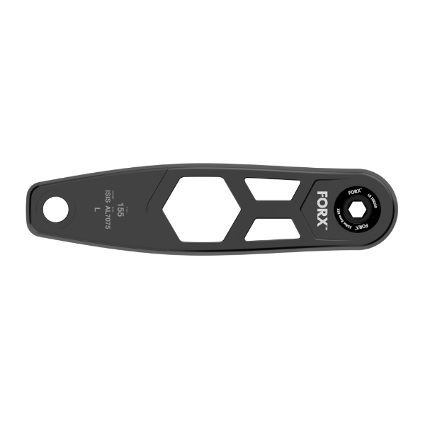 Forx E-bike Cranks HEX3 ISIS 155 Black 1 Pair 4 Forx E-bike Cranks HEX3 ISIS 155 Black 1 Pair - Image 4
