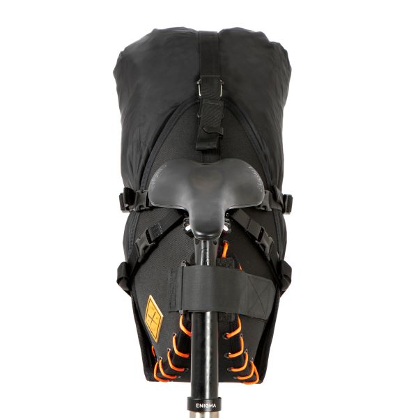 Restrap Saddle Bag 18L - Black/Orange 3 Restrap Saddle Bag 18L - Black/Orange - Image 3