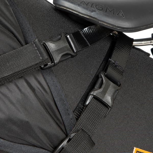 Restrap Saddle Bag 18L - Black/Orange 6 Restrap Saddle Bag 18L - Black/Orange - Image 6
