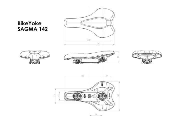 Bike Yoke Sagma Saddle