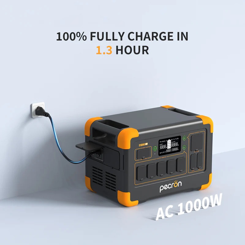PECRON E1000LFP Portable Power Station 1800W 1024Wh 9 PECRON E1000LFP Portable Power Station 1800W 1024Wh - Image 9