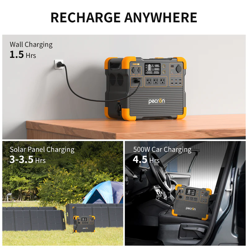 Pecron E2400LFP Portable Power Station – 2400W | 2048Wh 6 Pecron E2400LFP Portable Power Station – 2400W | 2048Wh - Image 6