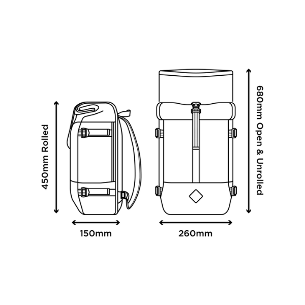 Restrap 22L Rolltop Backpack 11 Restrap 22L Rolltop Backpack - Image 11