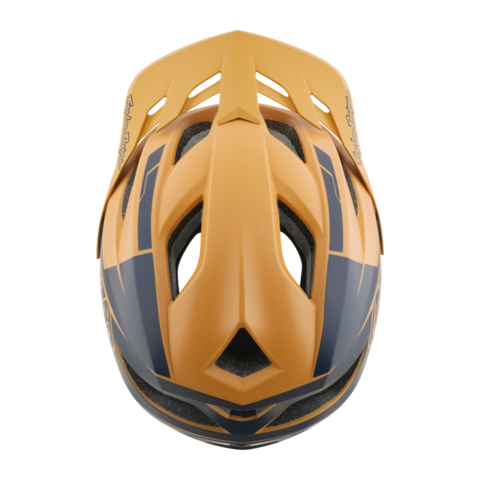 TROY LEE DESIGNS - FLOWLINE SE AS HELMET HYDRO MUSTARD / BLACK IRIS