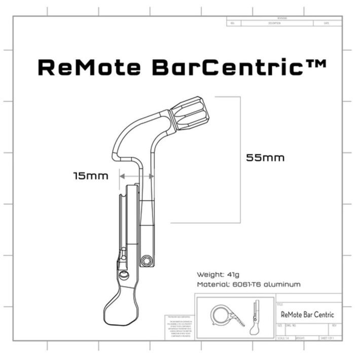 WOLF TOOTH - ReMote Dropper Lever BarCentric