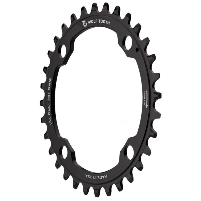 WOLF TOOTH - 104 BCD DROP-STOP CHAINRING - SHIMANO HG+