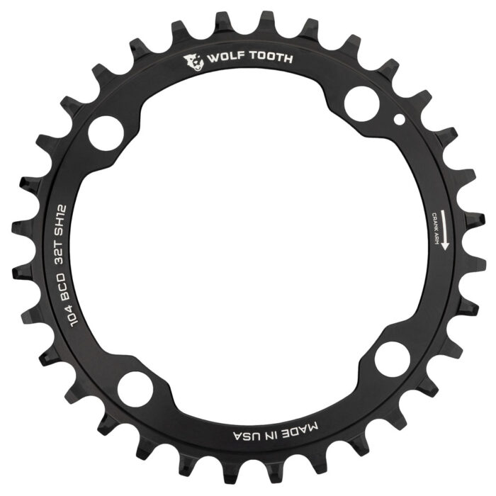 WOLF TOOTH - 104 BCD DROP-STOP CHAINRING - SHIMANO HG+