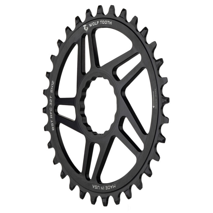 WOLF TOOTH - RACE FACE CINCH ROUND DROP-STOP CHAINRING - BOOST (3MM) OFFSET - SHIMANO HG+ 4 WOLF TOOTH - RACE FACE CINCH ROUND DROP-STOP CHAINRING - BOOST (3MM) OFFSET - SHIMANO HG+