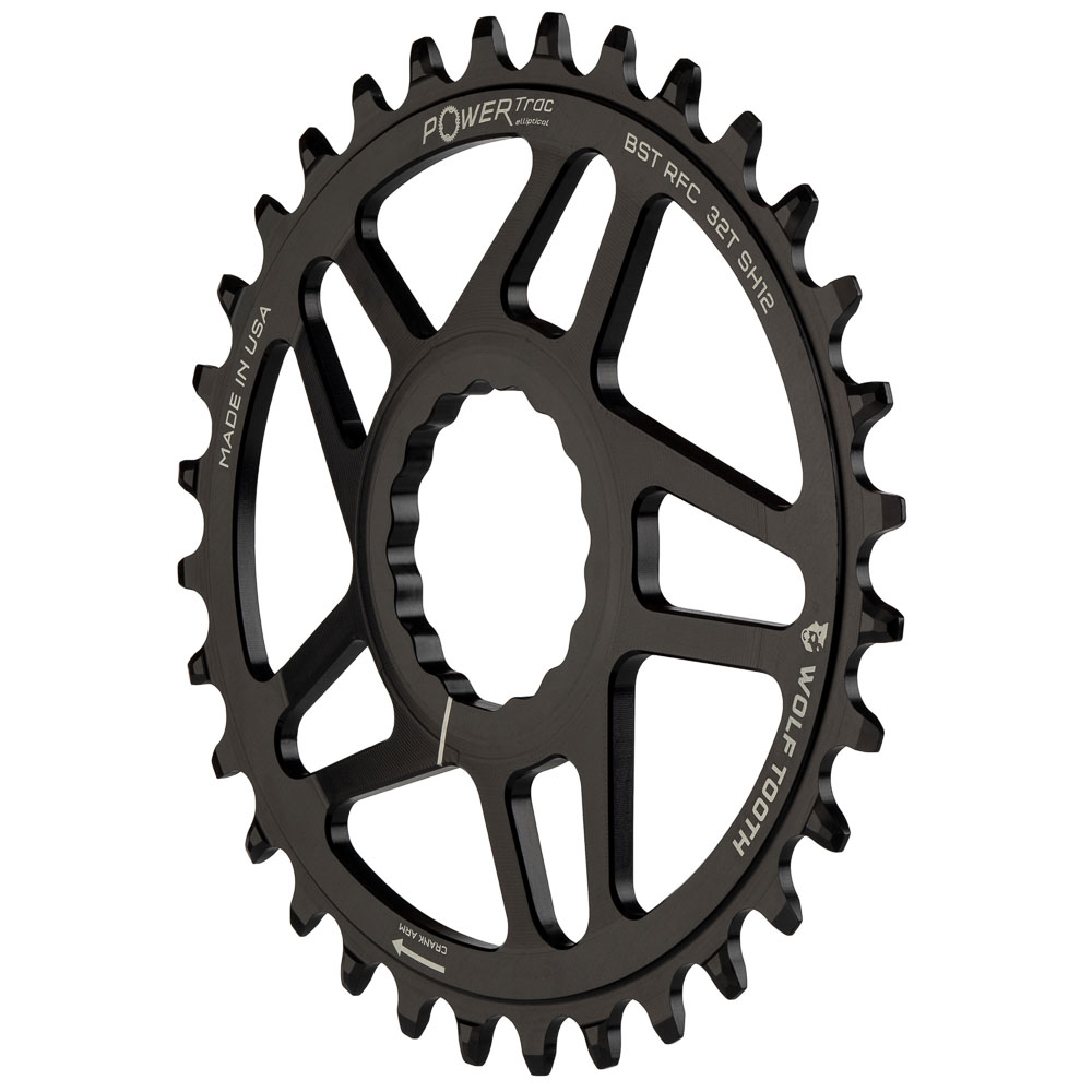 WOLF TOOTH - RACE FACE CINCH OVAL DROP-STOP CHAINRING - BOOST (3MM) OFFSET - SHIMANO HG+ 2 WOLF TOOTH - RACE FACE CINCH OVAL DROP-STOP CHAINRING - BOOST (3MM) OFFSET - SHIMANO HG+ - Image 2