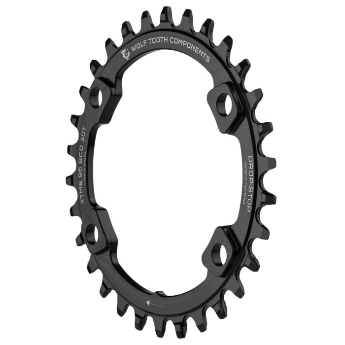 WOLF TOOTH - 96 BCD XT M8000 DROP-STOP CHAINRING 6 WOLF TOOTH - 96 BCD XT M8000 DROP-STOP CHAINRING