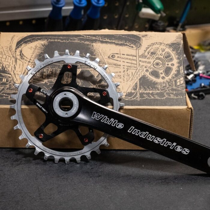 WOLF TOOTH - CAMO DROP-STOP CHAINRING - STAINLESS 5 WOLF TOOTH - CAMO DROP-STOP CHAINRING - STAINLESS