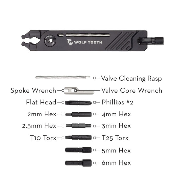 WOLF TOOTH - 8-BIT PACK PLIERS 16 WOLF TOOTH - 8-BIT PACK PLIERS