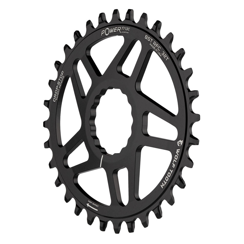 WOLF TOOTH - RACE FACE CINCH OVAL DROP-STOP CHAINRING - BOOST (3MM) OFFSET 4 WOLF TOOTH - RACE FACE CINCH OVAL DROP-STOP CHAINRING - BOOST (3MM) OFFSET - Image 4