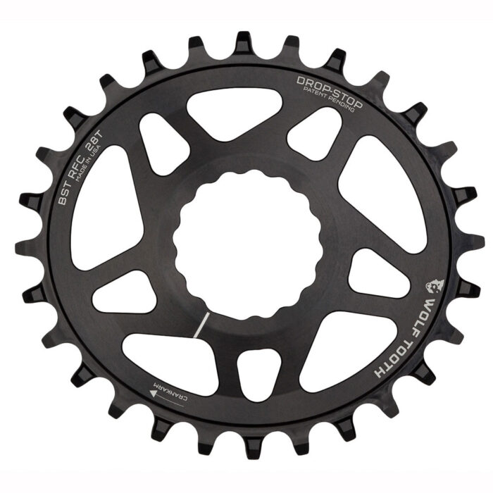 WOLF TOOTH - RACE FACE CINCH OVAL DROP-STOP CHAINRING - BOOST (3MM) OFFSET 8 WOLF TOOTH - RACE FACE CINCH OVAL DROP-STOP CHAINRING - BOOST (3MM) OFFSET