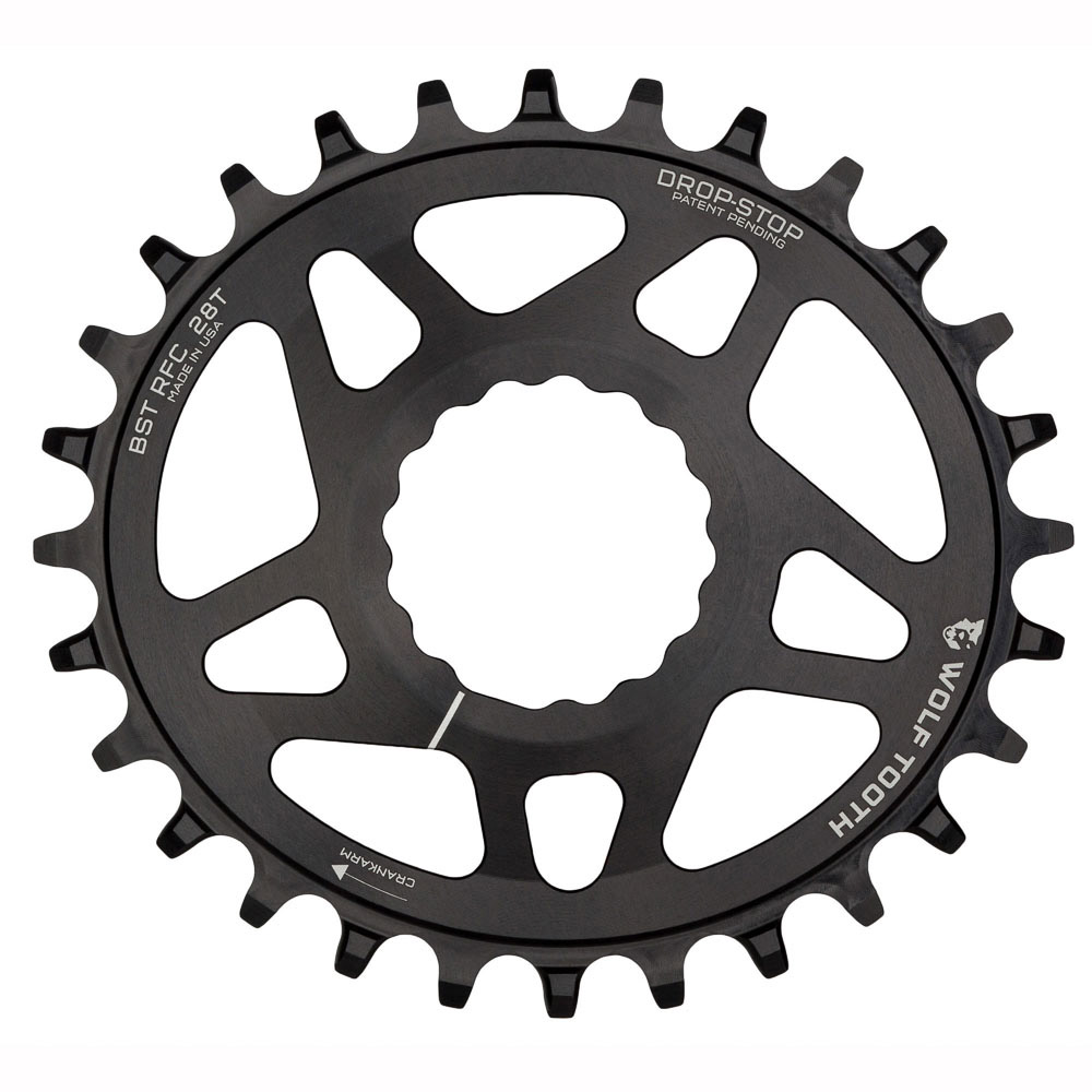 WOLF TOOTH - RACE FACE CINCH OVAL DROP-STOP CHAINRING - BOOST (3MM) OFFSET 2 WOLF TOOTH - RACE FACE CINCH OVAL DROP-STOP CHAINRING - BOOST (3MM) OFFSET - Image 2