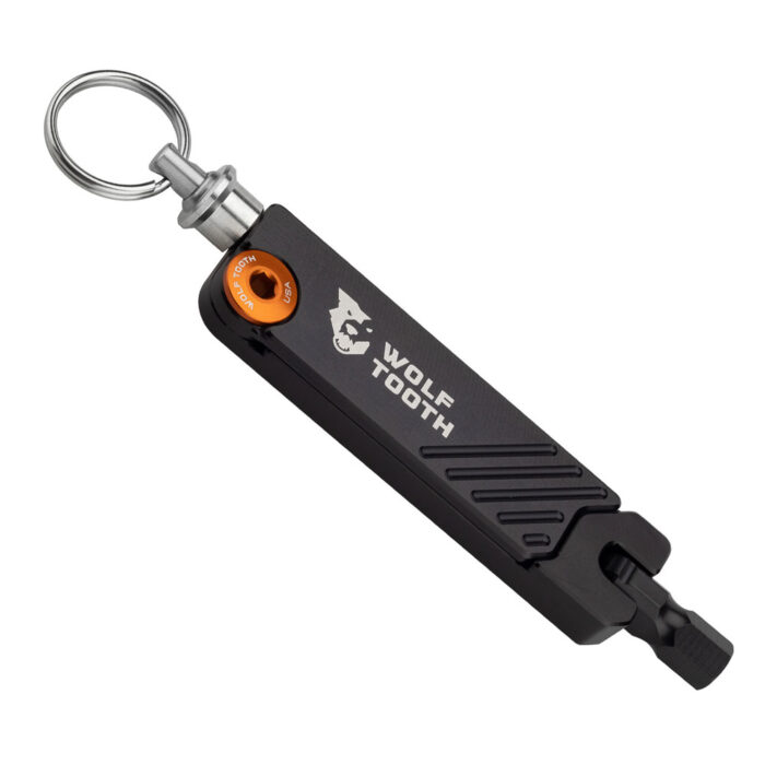 WOLF TOOTH - 6-BIT HEX WRENCH MULTI-TOOL WITH KEYCHAIN 14 WOLF TOOTH - 6-BIT HEX WRENCH MULTI-TOOL WITH KEYCHAIN