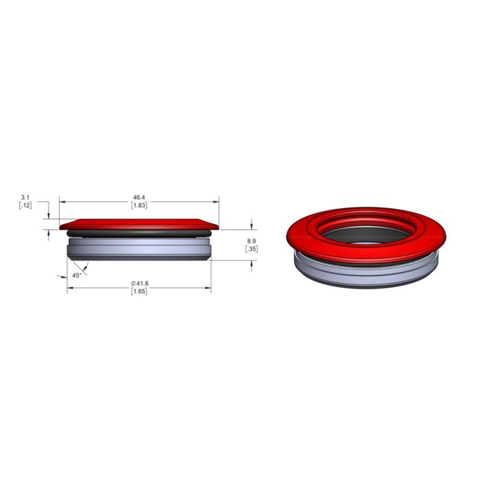 WOLF TOOTH - PREMIUM IS HEADSET - IS42 FOR SPECIALIZED - INTEGRATED STANDARD - UPPER 14 WOLF TOOTH - PREMIUM IS HEADSET - IS42 FOR SPECIALIZED - INTEGRATED STANDARD - UPPER