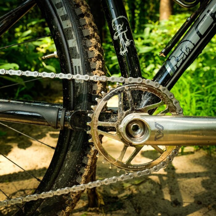 WOLF TOOTH - SRAM DM DROP-STOP CHAINRING - BOOST - SHIMANO HG+ 10 WOLF TOOTH - SRAM DM DROP-STOP CHAINRING - BOOST - SHIMANO HG+