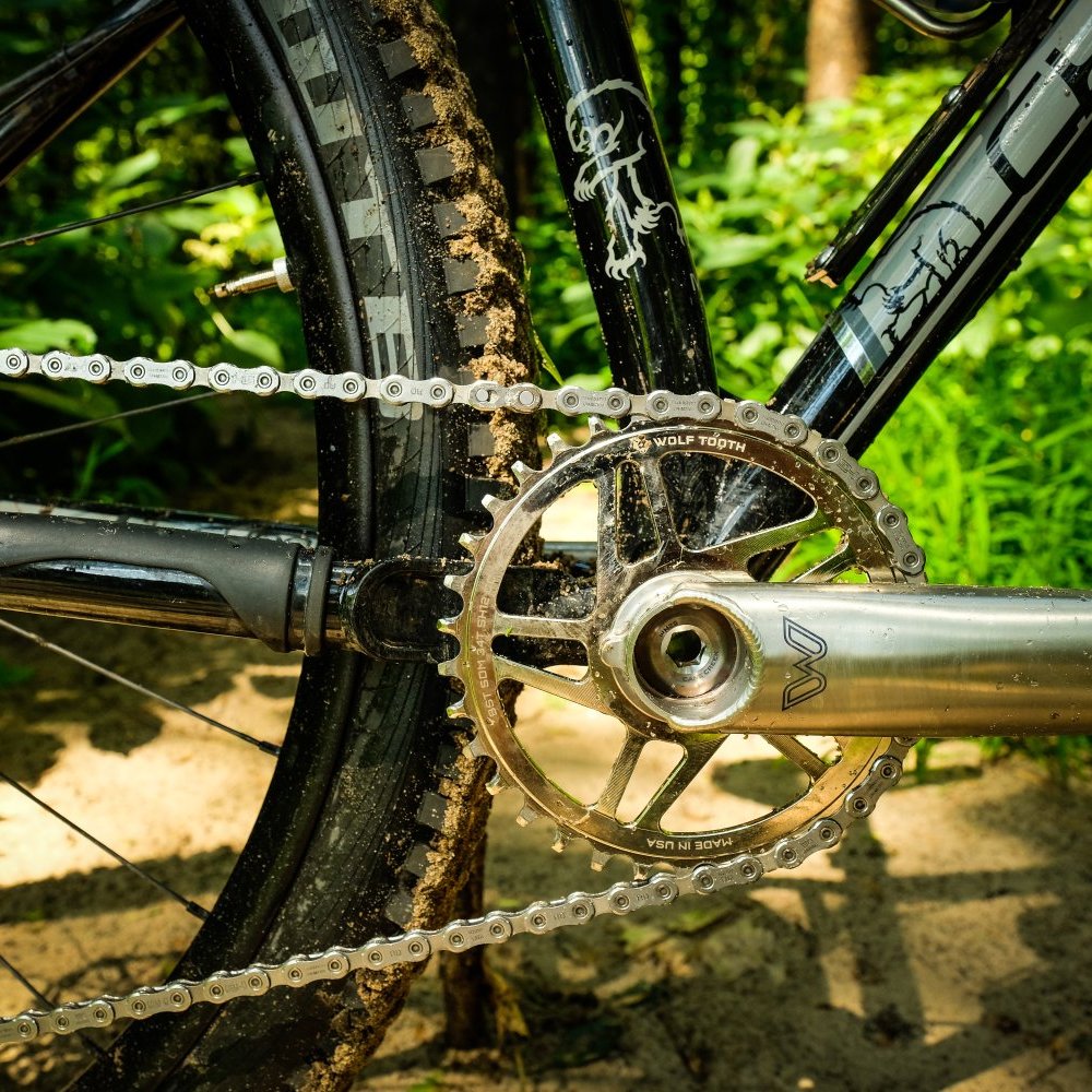 WOLF TOOTH - SRAM DM DROP-STOP CHAINRING - BOOST - SHIMANO HG+ 4 WOLF TOOTH - SRAM DM DROP-STOP CHAINRING - BOOST - SHIMANO HG+ - Image 4