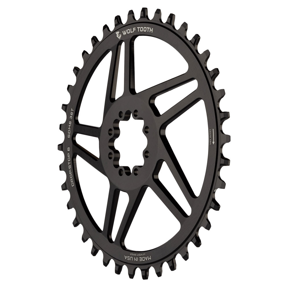 WOLF TOOTH - SRAM 8-BOLT DM DROP-STOP CHAINRING 2 WOLF TOOTH - SRAM 8-BOLT DM DROP-STOP CHAINRING - Image 2