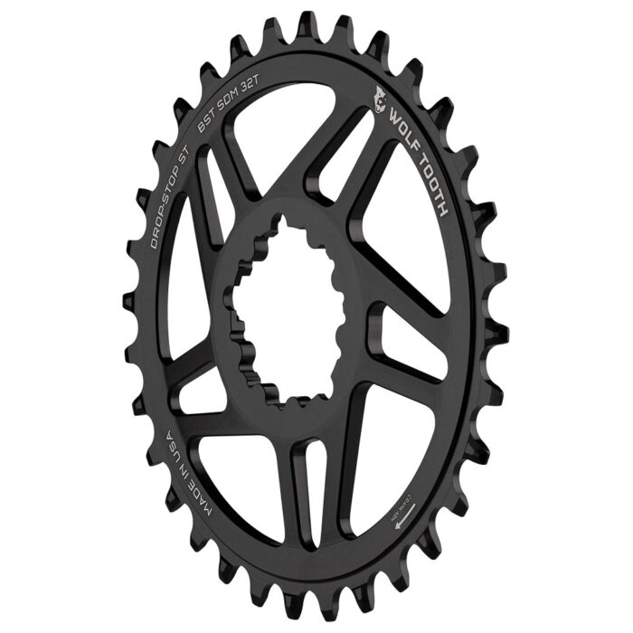 WOLF TOOTH - SRAM DM DROP-STOP CHAINRING - BOOST - SHIMANO HG+ 9 WOLF TOOTH - SRAM DM DROP-STOP CHAINRING - BOOST - SHIMANO HG+
