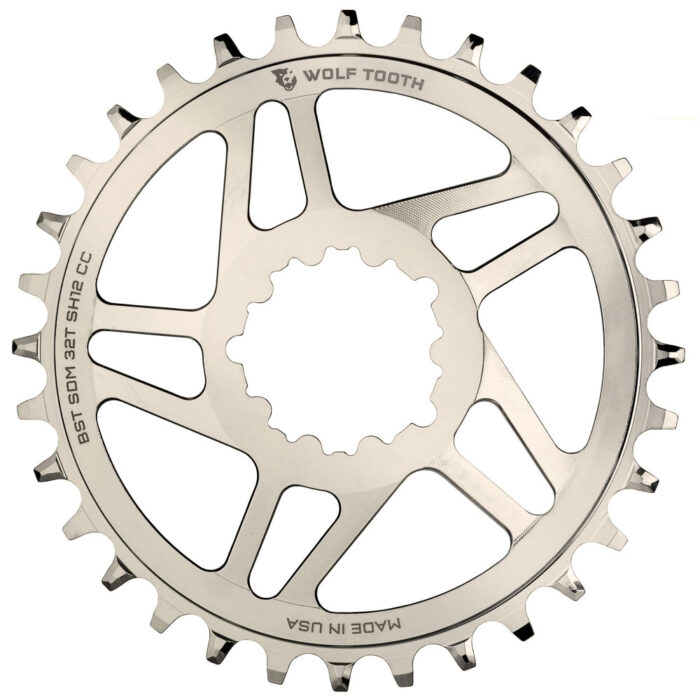 WOLF TOOTH - SRAM DM DROP-STOP CHAINRING - BOOST - SHIMANO HG+ 8 WOLF TOOTH - SRAM DM DROP-STOP CHAINRING - BOOST - SHIMANO HG+