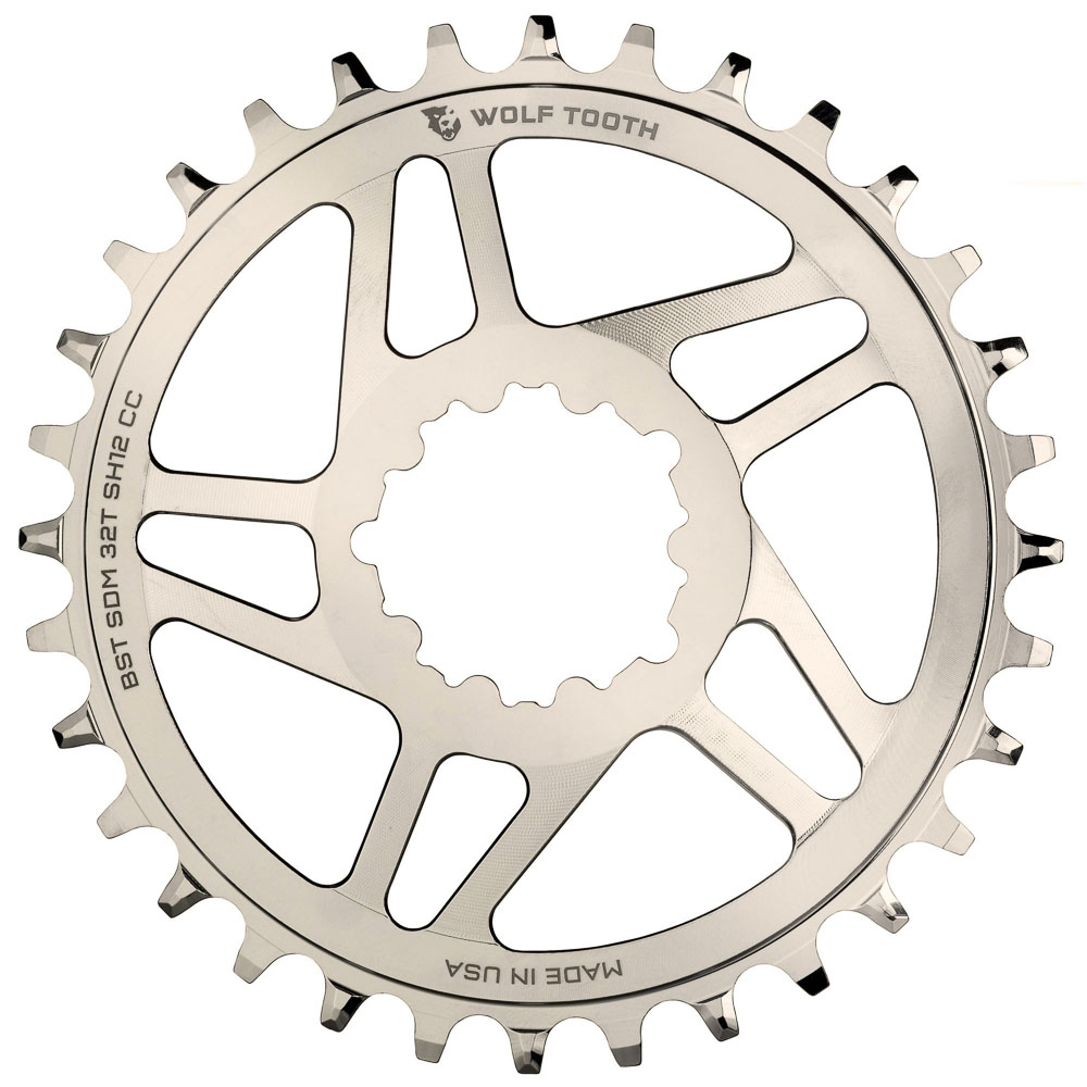 WOLF TOOTH - SRAM DM DROP-STOP CHAINRING - BOOST - SHIMANO HG+ 2 WOLF TOOTH - SRAM DM DROP-STOP CHAINRING - BOOST - SHIMANO HG+ - Image 2