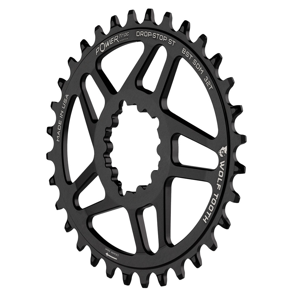 WOLF TOOTH - SRAM DM OVAL DROP-STOP CHAINRING - BOOST - SHIMANO HG+ 2 WOLF TOOTH - SRAM DM OVAL DROP-STOP CHAINRING - BOOST - SHIMANO HG+ - Image 2