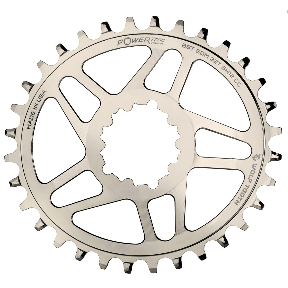 WOLF TOOTH - SRAM DM OVAL DROP-STOP CHAINRING - BOOST - SHIMANO HG+ 4 WOLF TOOTH - SRAM DM OVAL DROP-STOP CHAINRING - BOOST - SHIMANO HG+ - Image 4