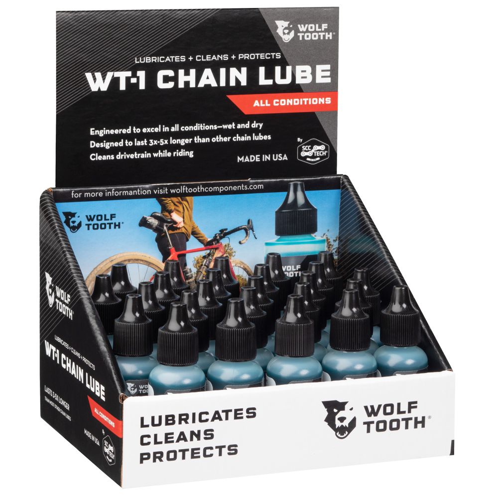 WOLF TOOTH - WT-1 CHAIN LUBE - FOR ALL CONDITIONS 3 WOLF TOOTH - WT-1 CHAIN LUBE - FOR ALL CONDITIONS - Image 3