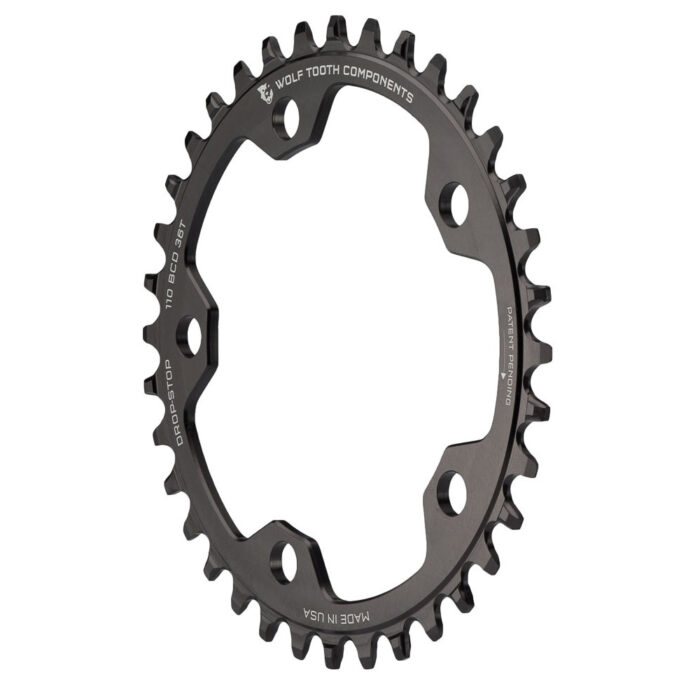 WOLF TOOTH - 110 x 5 BCD GRAVEL / CX / ROAD DROP-STOP CHAINRINGS 14 WOLF TOOTH - 110 x 5 BCD GRAVEL / CX / ROAD DROP-STOP CHAINRINGS