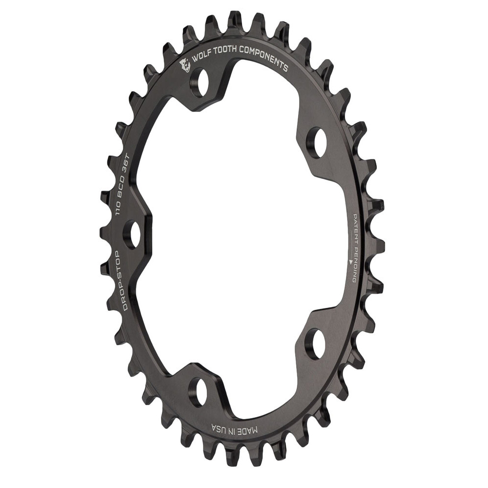 WOLF TOOTH - 110 x 5 BCD GRAVEL / CX / ROAD DROP-STOP CHAINRINGS 3 WOLF TOOTH - 110 x 5 BCD GRAVEL / CX / ROAD DROP-STOP CHAINRINGS - Image 3