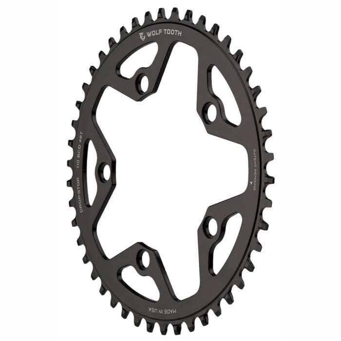 WOLF TOOTH - 110 x 5 BCD GRAVEL / CX / ROAD DROP-STOP CHAINRINGS 22 WOLF TOOTH - 110 x 5 BCD GRAVEL / CX / ROAD DROP-STOP CHAINRINGS