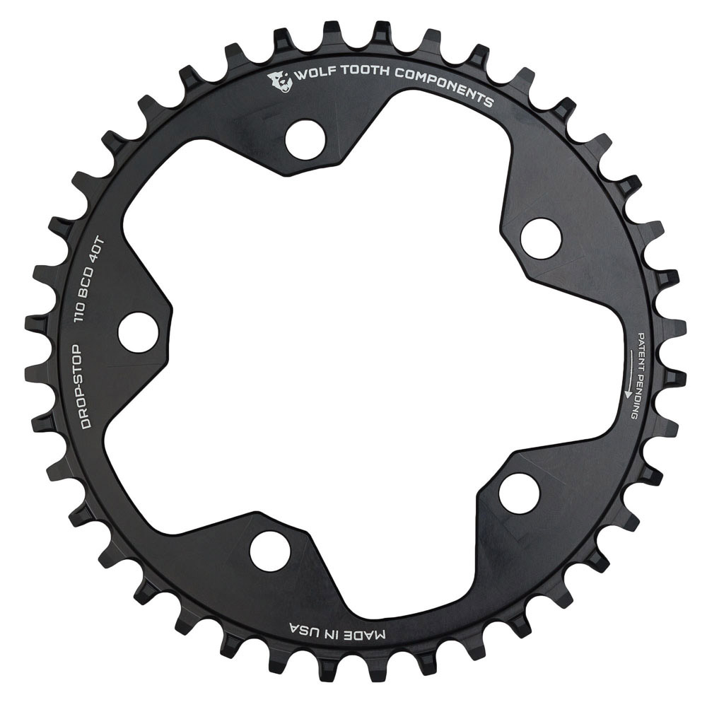 WOLF TOOTH - 110 x 5 BCD GRAVEL / CX / ROAD DROP-STOP CHAINRINGS 10 WOLF TOOTH - 110 x 5 BCD GRAVEL / CX / ROAD DROP-STOP CHAINRINGS - Image 10