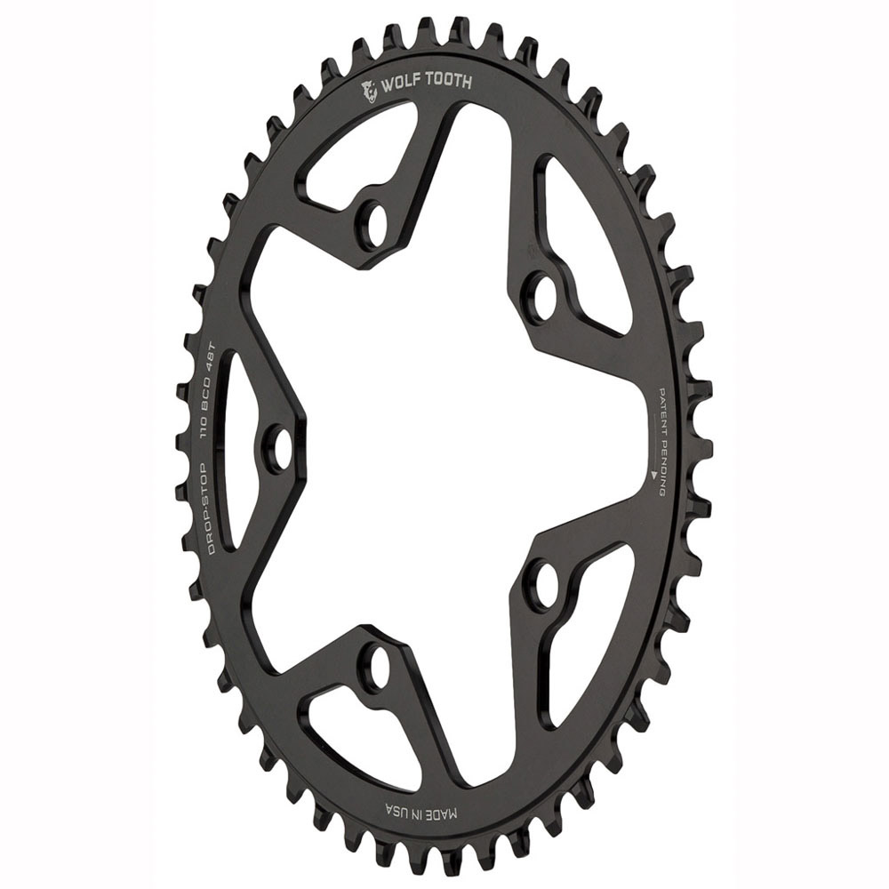 WOLF TOOTH - 110 x 5 BCD GRAVEL / CX / ROAD DROP-STOP CHAINRINGS 2 WOLF TOOTH - 110 x 5 BCD GRAVEL / CX / ROAD DROP-STOP CHAINRINGS - Image 2