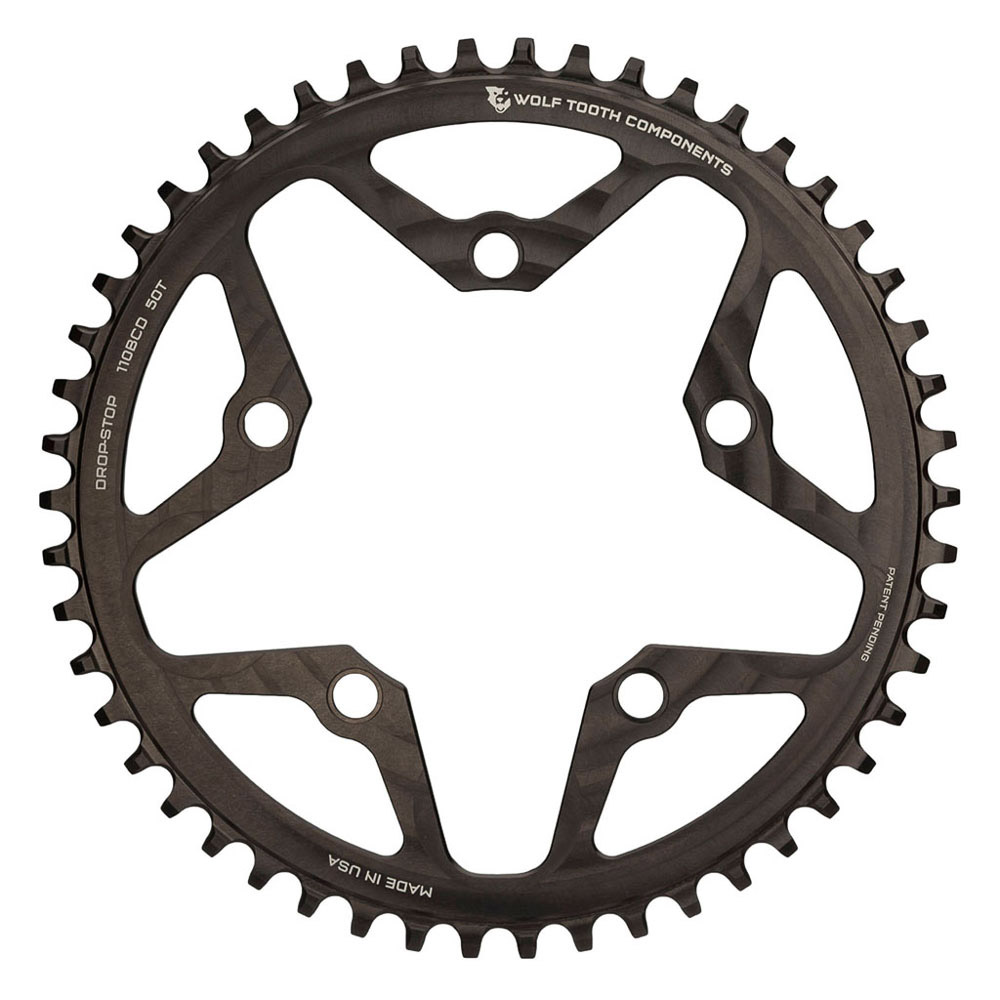 WOLF TOOTH - 110 x 5 BCD GRAVEL / CX / ROAD DROP-STOP CHAINRINGS 6 WOLF TOOTH - 110 x 5 BCD GRAVEL / CX / ROAD DROP-STOP CHAINRINGS - Image 6