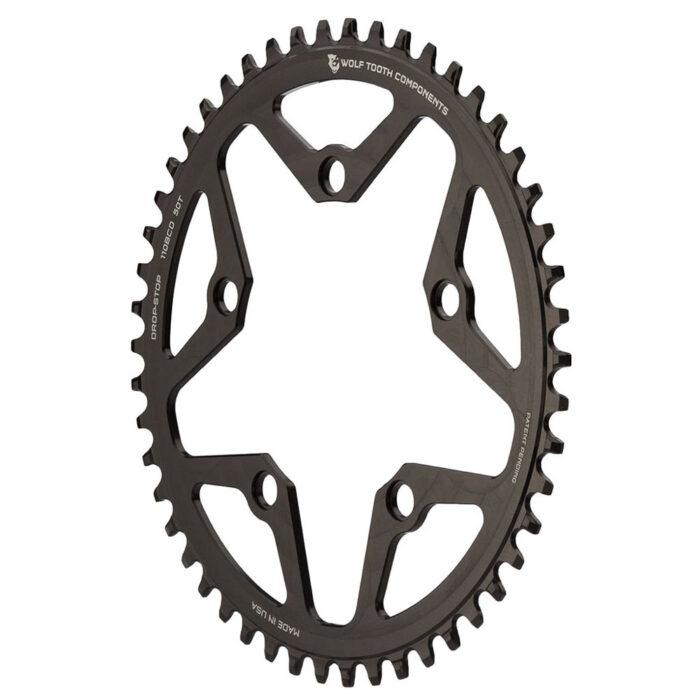 WOLF TOOTH - 110 x 5 BCD GRAVEL / CX / ROAD DROP-STOP CHAINRINGS 18 WOLF TOOTH - 110 x 5 BCD GRAVEL / CX / ROAD DROP-STOP CHAINRINGS