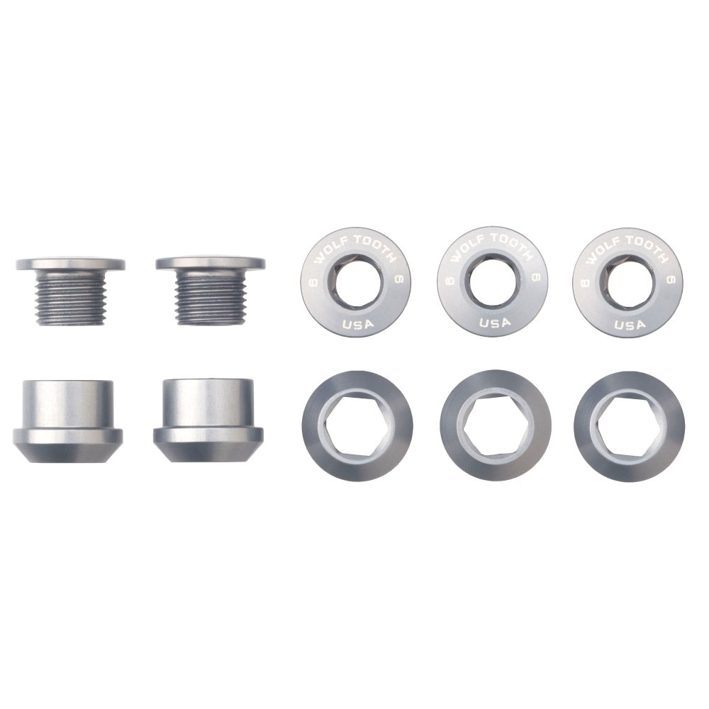 WOLF TOOTH - 6MM CHAINRING BOLTS FOR 1X - 5PCS 8 WOLF TOOTH - 6MM CHAINRING BOLTS FOR 1X - 5PCS - Image 8