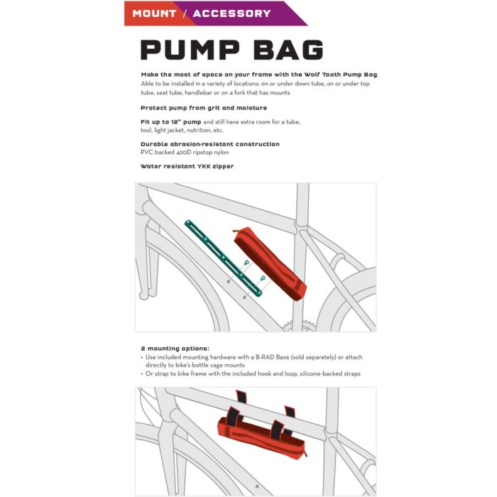 WOLF TOOTH - B-RAD Pump Bag