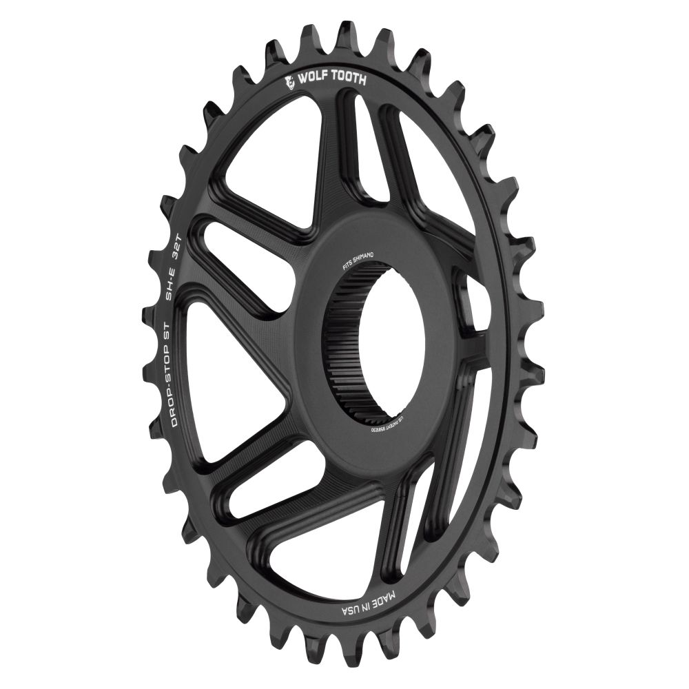 WOLF TOOTH - SHIMANO E-BIKE MOTOR DM DROP-STOP CHAINRING - SHIMANO HG+ 2 WOLF TOOTH - SHIMANO E-BIKE MOTOR DM DROP-STOP CHAINRING - SHIMANO HG+ - Image 2