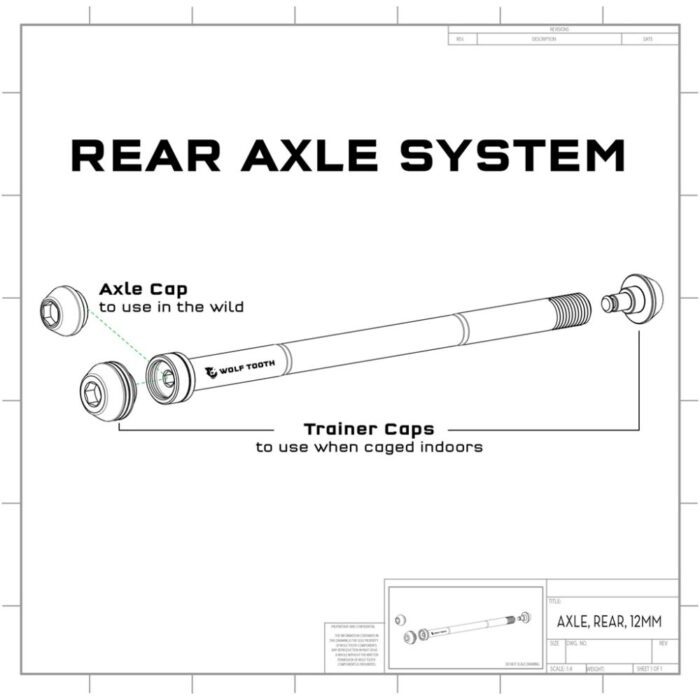 WOLF TOOTH - REAR AXLE